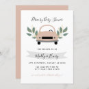 Search for greenery baby girl shower invitations Pink