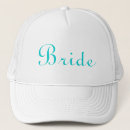 Search for teal hats Bride