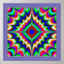 Search for illusions posters Green