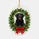 Search for labrador christmas tree decorations Black labrador retriever