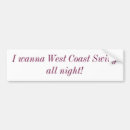 Search for swinging bumper stickers West coast swing