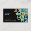 Search for triangle business cards Geometry