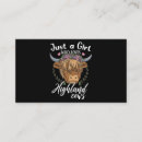 Search for highland cow business cards Scottish