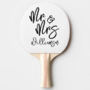 Search for mr and mrs ping pong paddles Newly weds