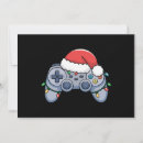 Search for gamer christmas cards Santa