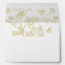 Search for gold wedding envelopes Greenery
