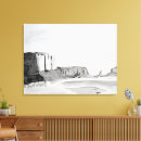 Search for deserted canvas prints Black and white