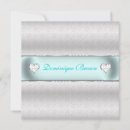 Search for teal and silver sweet 16 invitations Turquoise