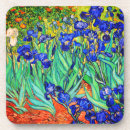 Search for vintage floral coasters Impressionism