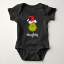 Search for christmas grinch baby clothes Naughty