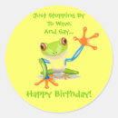 Search for happy frog stickers Cartoon