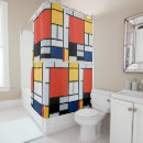 Search for mondrian shower curtains Abstract