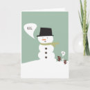 Search for hello christmas cards Snowman
