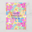Search for pink birthday postcards Floral