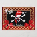 Search for funny pirate invitations Skull