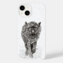 Search for wolf in snow iphone cases Winter