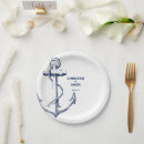 Search for navy wedding plates Nautical