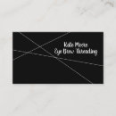 Search for threading business cards Beautician