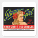 Search for glamour girls stickers Vintage