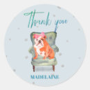Search for dog thank you stickers Blue