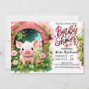 Search for piglets invitations Pink