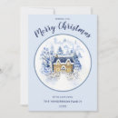 Search for blue and white christmas cards Rustic