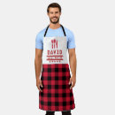 Search for red and white checkered aprons Bbq