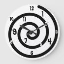 Search for black and white spiral clocks Modern