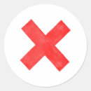 Search for the letter x stickers Red