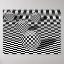 Search for black and white optical illusion posters Texture