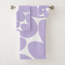 Search for purple flowers bath towels Hippie