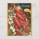 Search for seafood postcards Maine
