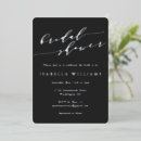Search for black and silver bridal shower invitations Classic