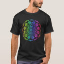 Search for geometric pattern tshirts Rainbow