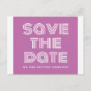Search for fuchsia wedding postcards Modern