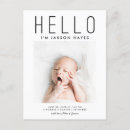 Search for black and white birth announcement cards Elegant