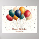 Search for customizeable birthday posters Colorful