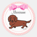 Search for dachshund hearts stickers Cartoon