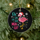 Search for pink flamingos christmas tree decorations Winter