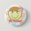 Search for smilie face badges Happy