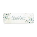 Search for blue rustic return address labels Greenery