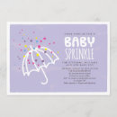 Search for purple umbrella baby shower invitations Modern