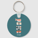 Search for sushi key rings Japanese