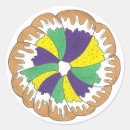 Search for king cake stickers Mardi gras