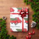 Search for red truck christmas wrapping paper Cute