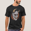 Search for hannya mask tshirts Skull