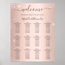 Search for rose gold wedding seating charts Classic