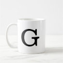 Search for black white monogram mugs Bold