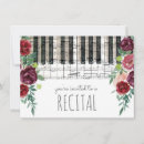 Search for piano birthday invitations Concert