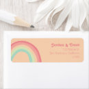 Search for rainbow birthday return address labels Fun